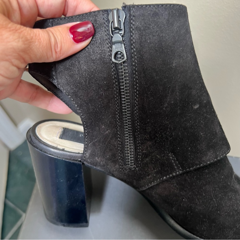 Rag & Bone Suede Marta Open Toe Bootie 7.5 - image 6